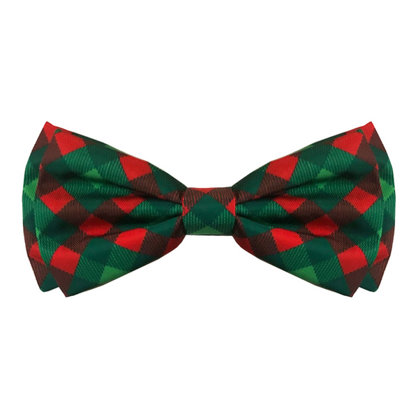 Holiday Check Bow Tie