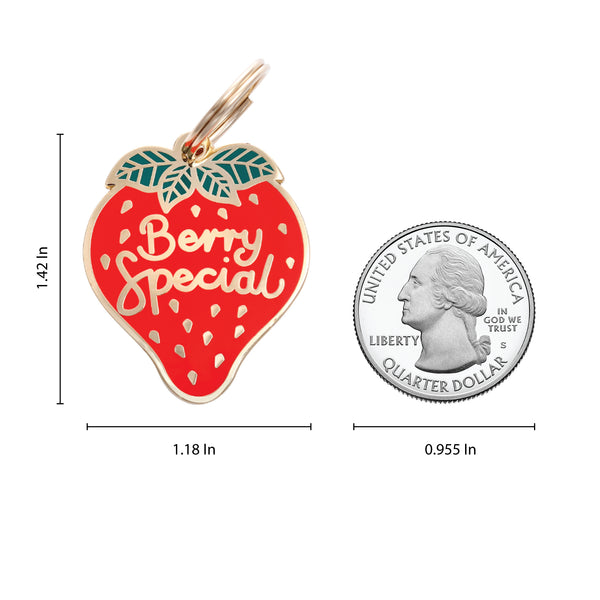 'Berry Special' Pet ID Tag