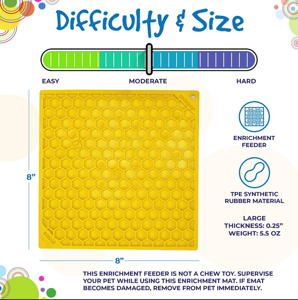 Honeycomb Lick Mat - Large
