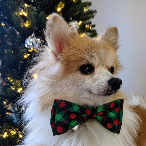 Holiday Check Bow Tie