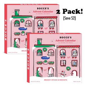 2 PACK - Bocce's 12-Day Holiday Dog Treat Advent Calendar