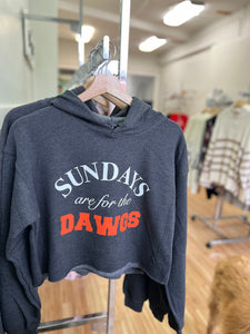 Sundays are for the Dawgs Cropped Hoodie