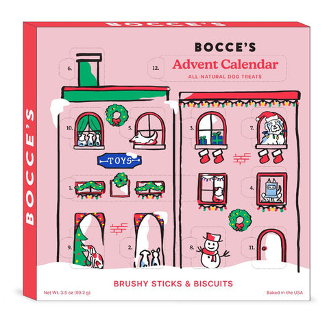 Bocce's 12-Day Holiday Dog Treat Advent Calendar