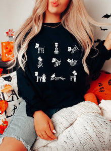 Black 9-Skeledog Sweatshirt