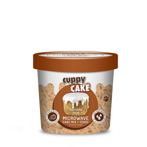 Cuppy Cake Mix for Dogs - Peanut Butter