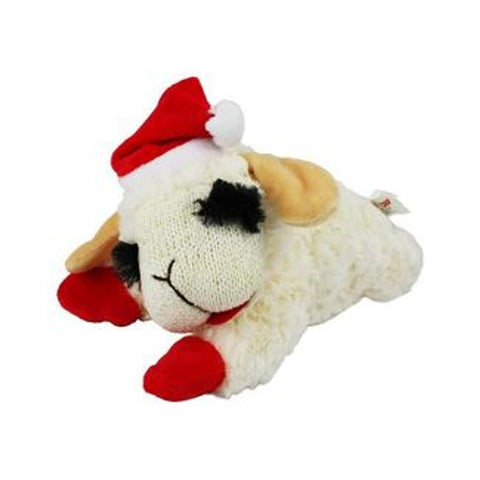 Lamb Chop with Santa Hat