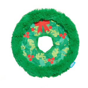 Wreath Toss Plush-Free Dog Toy