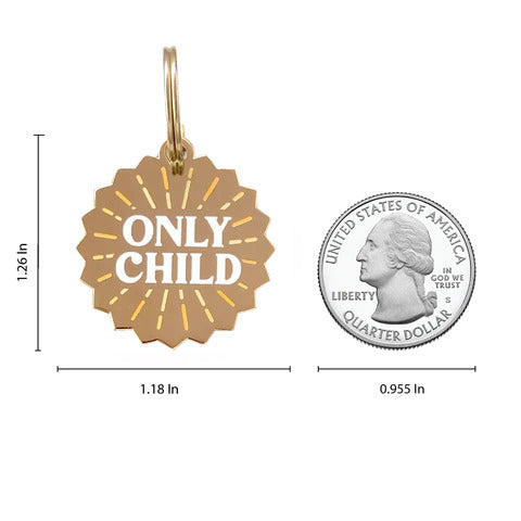 'Only Child' Pet ID Tag