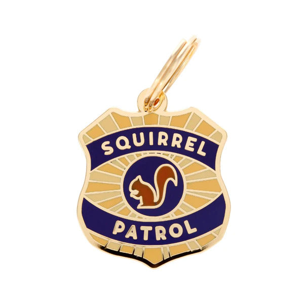 'Squirrel Patrol' Pet ID Tag