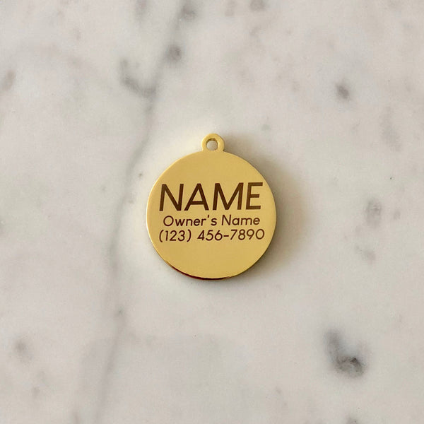 'In Dog We Trust' Pet ID Tag