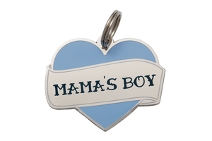 'Mama's Boy' Collar Tag