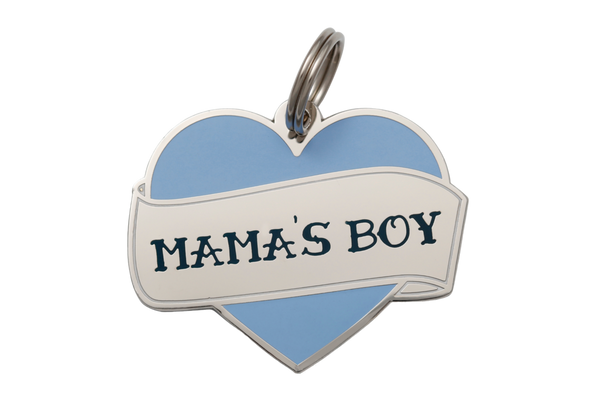 'Mama's Boy' Collar Tag