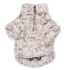 Wubby Fleece 1/4 Zip Pullover - Ivory